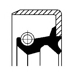 19015056B CORTECO (Германия) Сальник ступицы 19015056B CORTECO