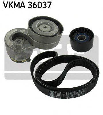 VKMA36037 SKF Ремонтний комплект для заміни паса  газорозподільчого механізму