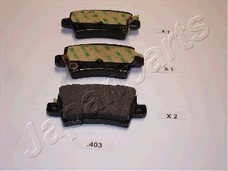 PP403AF JAPAN КОЛОДКИ ЗАДНІ PP403AF JAPANPARTS