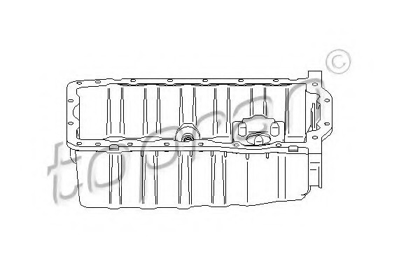 109616 TOPRAN (Germany) Поддон масляный 109616 HANS PRIES