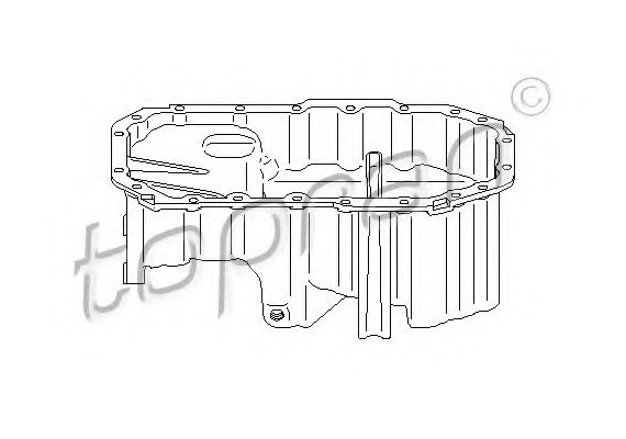 112344 TOPRAN (Germany) Масляный піддон 112344 HANS PRIES
