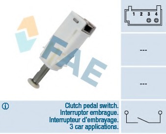 24791 FAE ДАТЧИК СТОП-СИГНАЛУ FAE 24791 FAE