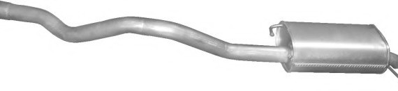 30222 POLMOstrow Глушник задн. Volkswagen TRANSPORTER T5 (7HB, 7HJ, 7EB, 7EJ) (2003-)(вир-во POLMOSTROW)