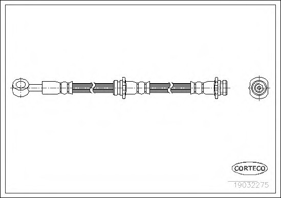 19032275 CORTECO (Германия) Шланг гальмівний