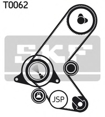 VKMA05208 SKF Комплект ремня ГРМ VKMA05208 SKF