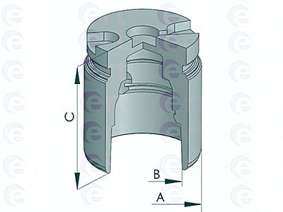 150898C ERT Поршень суппорта ERT 150898C ERT