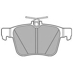 LP2697 DELPHI Колодки гальмівні дискові  задні  VW Tiguan 16-, PASSAT B8 14-, Golf VII 12-20, Touran 15-, Teramont 16-22, EOS 06-15, Atlas 16-22, Arteon 17-, T-Roc 17-; AUDI A3 12-22, A8 10-18, Q3 18-, TT 14-; SKODA Kodiaq 17-, Superb 15-; SEAT Tarraco 19-