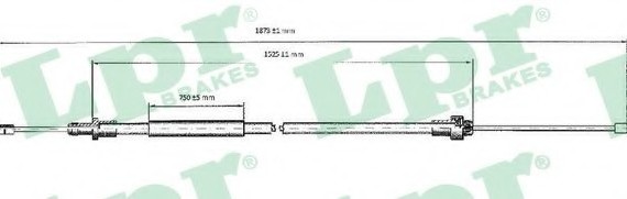 C0092B LPR Трос ручного гальма