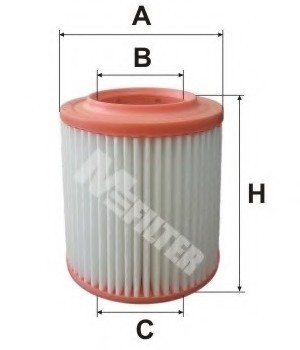 A8049 MFILTER Фільтр повітряний Audi A8 2.8-4.2 i/FSI 02-10