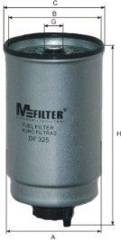 DF325 MFILTER Паливний фільтр DF325 M-FILTER