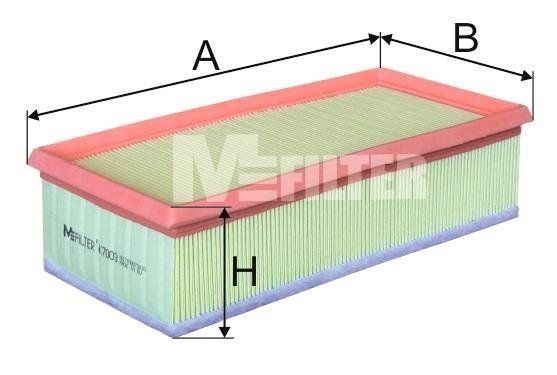 K7003 MFILTER Воздушный фильтр K7003 M-FILTER