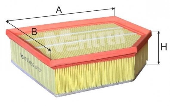K7056 MFILTER Фільтр повітряний Volvo S60/V70II/XC70/XC90 2.4D 01-14