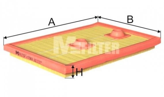 K7069 MFILTER Фильтр воздушный K7069 M-FILTER