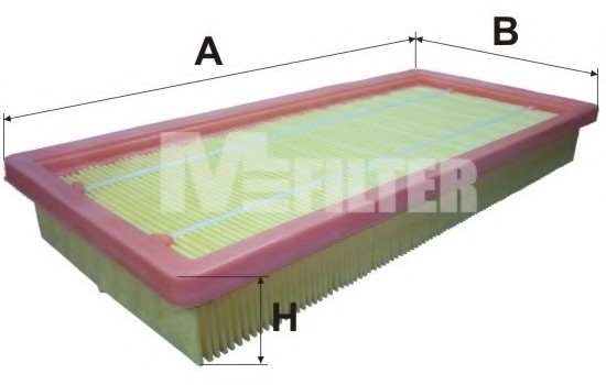 K7029 MFILTER Фільтр повітряний 1.4i Doblo 10-/Bravo 07-/Punto 04-