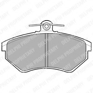 LP770 DELPHI Тормозные колодки LP770 DELPHI