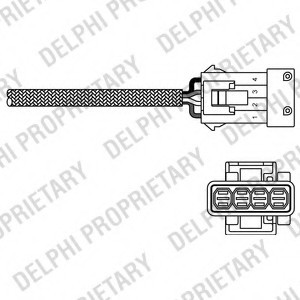 ES2024512B1 DELPHI Лямбда-зонд ES2024512B1 DELPHI