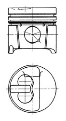 94786710 KOLBENSCHMIDT Поршень 94786710 KOLBENSCHMIDT