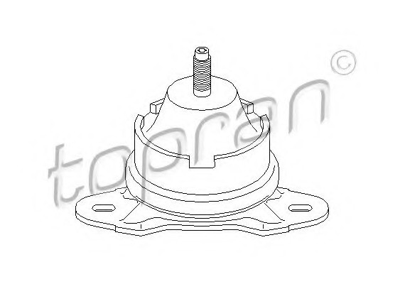 720380 TOPRAN (Germany) Подушка двигателя перед.