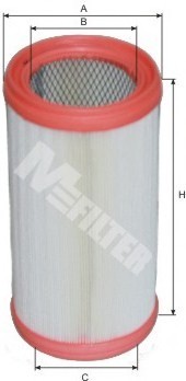 A551 MFILTER Фільтр повітряний Alfa 156/166 97-/Lancia Lybra/Kappa 96