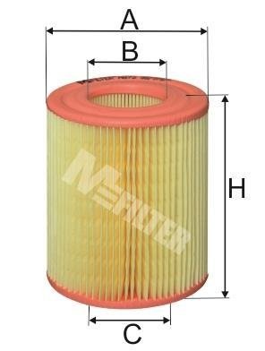 A872 MFILTER Воздушный фильтр A872 M-FILTER