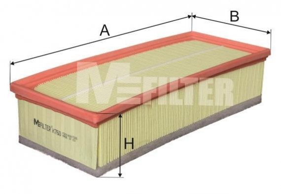 K760 MFILTER Воздушный фильтр K760 M-FILTER