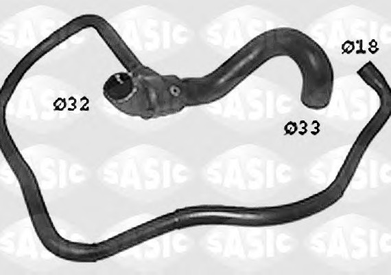 SWH6763 SASIC Шланг радіатора