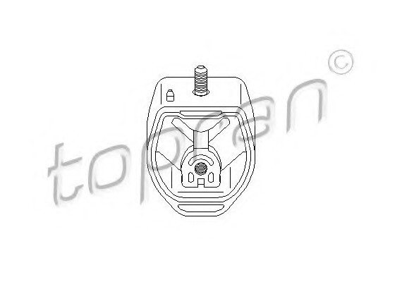 Фото подушка коробки передач ліва 107989 TOPRAN (Germany) 107989 TOPRAN (Germany) Подушка коробки передач ліва