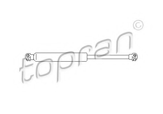 500772 TOPRAN (Germany) Амортизатор 500772 HANS PRIES