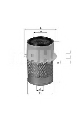 LX730 KNECHT Фильтр воздушный LX730 KNECHT