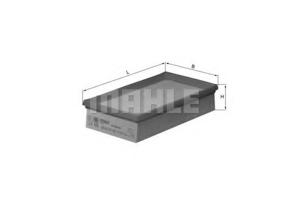 LX393 KNECHT Воздушный фильтр LX393 KNECHT