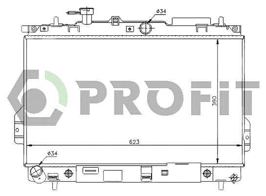 PR1806A3 PROFIT Радіатор охолоджування