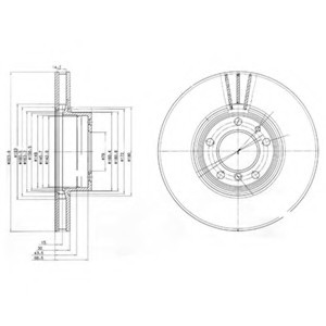 BG9005 DELPHI Диск тормозной BG9005 DELPHI