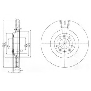 Фото тормозной диск BG9844 DELPHI BG9844 DELPHI BG9844 DELPHI Тормозной диск BG9844 DELPHI