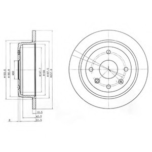 BG4091 DELPHI ДИСК ТОРМОЗНОЙ BG4091 DELPHI