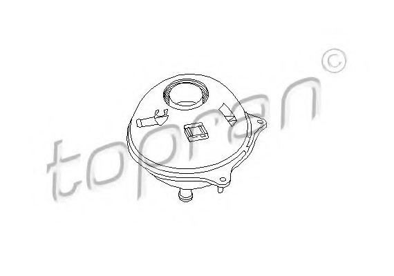 104049 TOPRAN (Germany) Бачок компенсаційний ОР