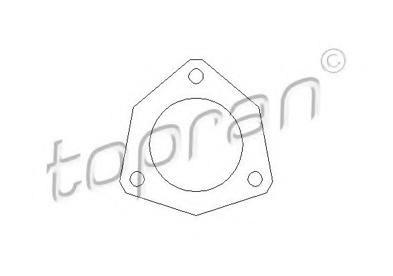 107203 TOPRAN (Germany) Прокладка колектора