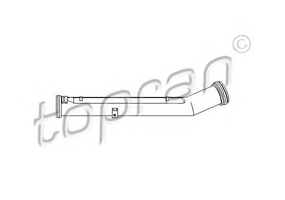 109625 TOPRAN (Germany) Трубка охолоджувальної рідини