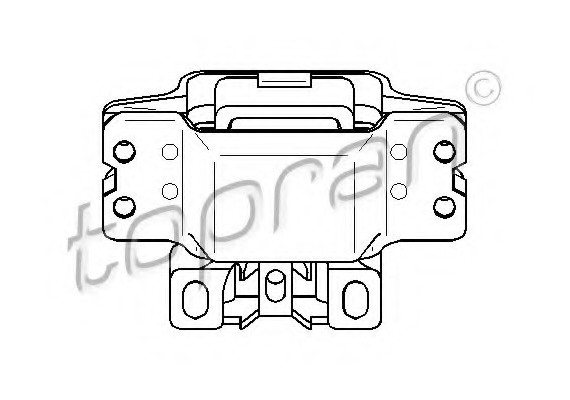 110128 TOPRAN (Germany) Опора двигуна