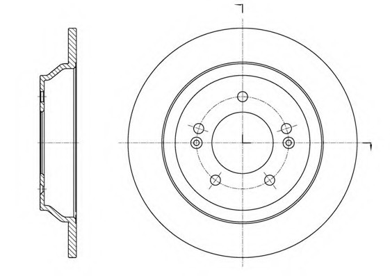 6157200 Remsa Диск гальмвний 6157200 REMSA