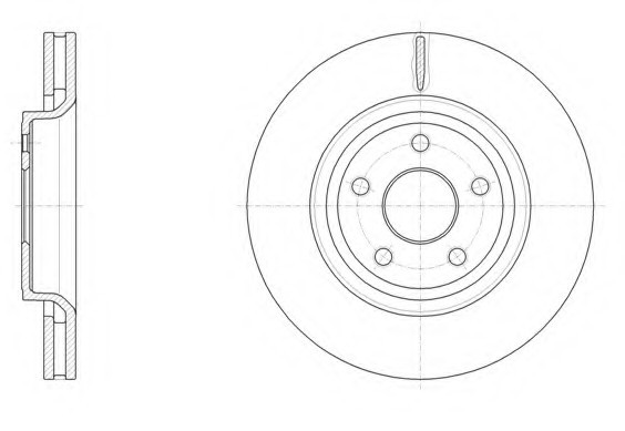 ДИСК ГАЛЬМВНІЙ 6151210 REMSA