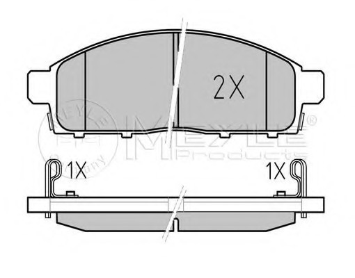 0252452916PD MEYLE Запчасть 0252452916PD MEYLE