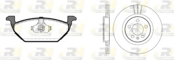 863304 ROADHOUSE Гальмівний комплект (Диски RH 6546.10 + Колодки RH 2633.00) ROADHOUSE
