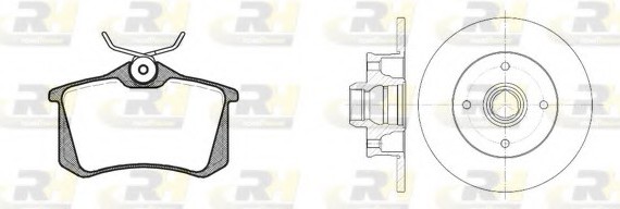 826302 ROADHOUSE Гальмівний комплект (Диски RH 6024.00 + Колодки RH 2263.10) ROADHOUSE