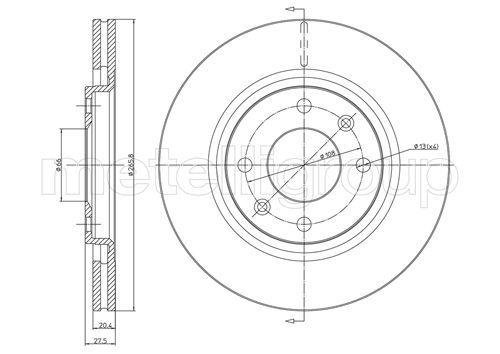 Фото тормозной диск 800191 CIFAM 800191 CIFAM 800191 CIFAM Тормозной диск 800191 CIFAM