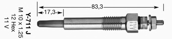 4467 NGK Свеча накаливания 4467 NGK