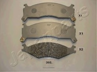 PA392AF JAPAN Колодки PA392AF JAPANPARTS