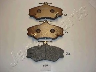 Колодки PA595AF JAPANPARTS