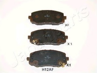 PAH12AF JAPAN Колодки PAH12AF JAPANPARTS