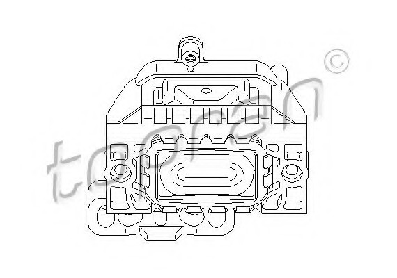110757 TOPRAN (Germany) Подушка двигателя