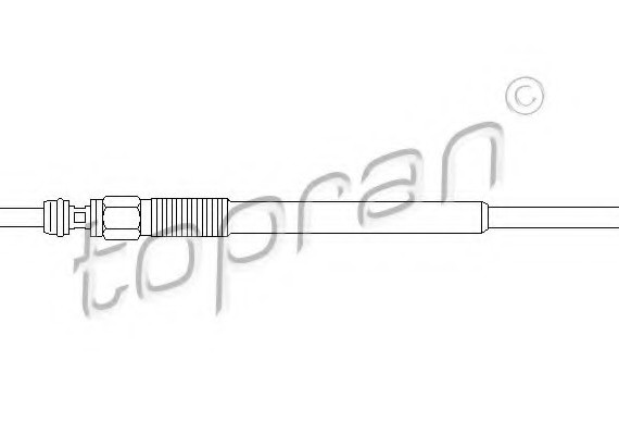 720476 TOPRAN (Germany) Свічка накалу